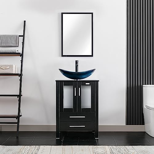 Modern Bath Vanity Sink Combo with Water-Saving Features