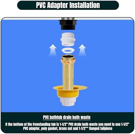KOTBANIU bathtub drain setup kit