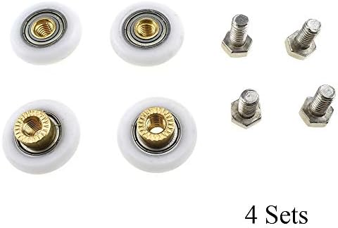 HAHIYO 27MM Smooth Rolling Shower Door Wheel
