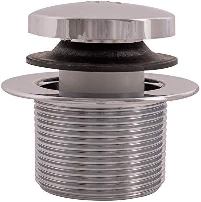 EZ-FLO bathtub drain stopper kit with chrome finish