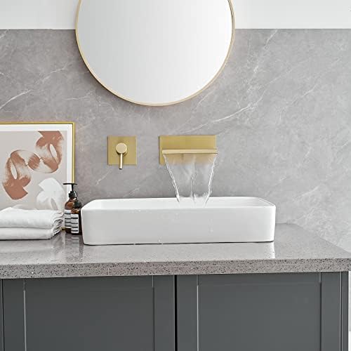 Luxury Wall-Mount Faucet from BWE Waterfall Flow for Modern Bathrooms