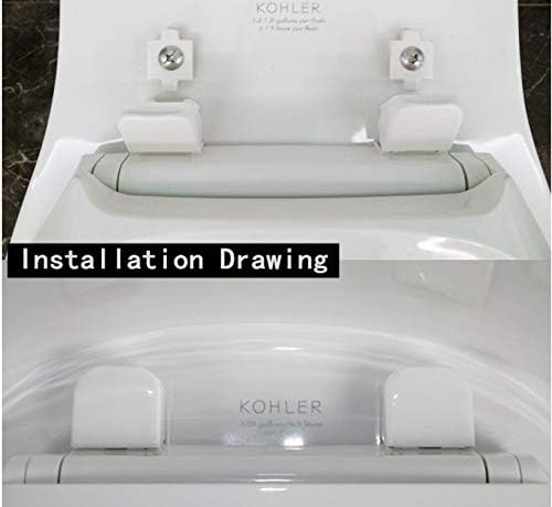 Toilet Seat Hinge Kit Simple Setup Long-Lasting Performance