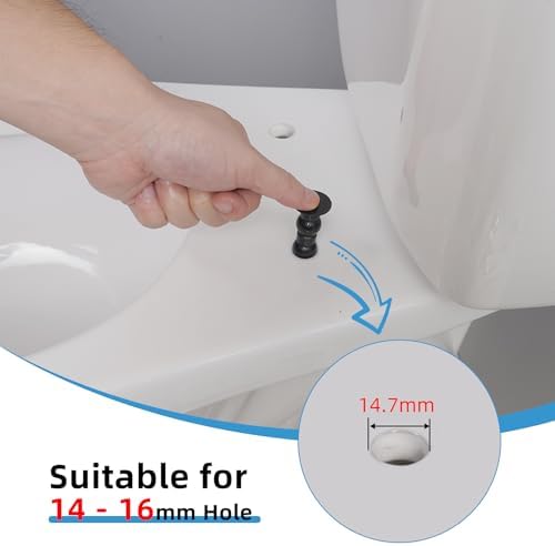 Quick-Install Universal Toilet Seat Hinges for Home Use