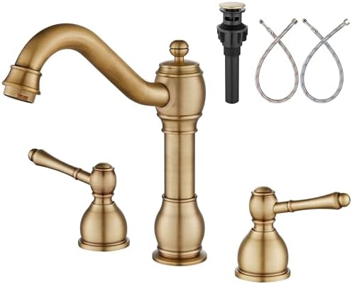 Aolemi Antique Brass Bathroom Sink Faucet