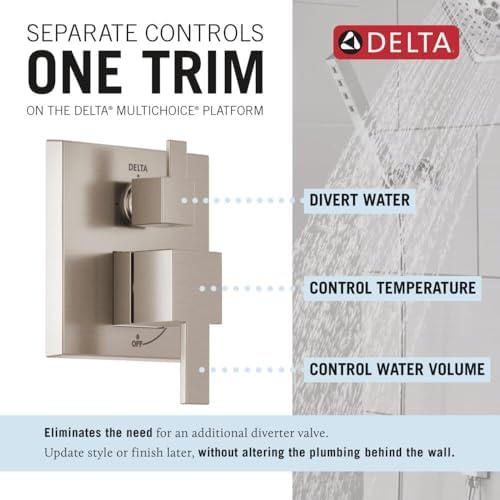Delta Rain shower system for a relaxing bath experience