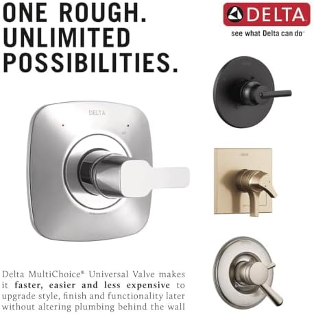 Delta MultiChoice Universal Tub and Shower Mixing Valve High Flow No Finish