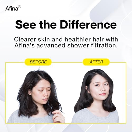 afina advanced filtered shower head