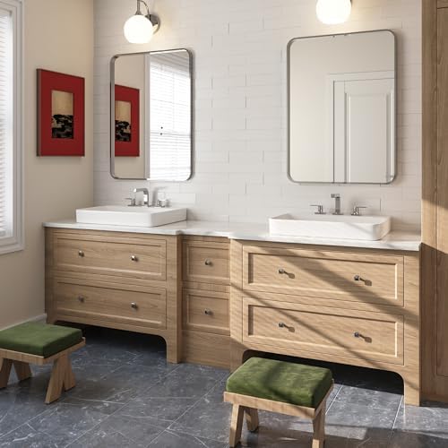 drugValley 24x19 Vessel Sink for Bathroom Modern Durable