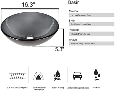 Stylish Blue Vessel Sink for Your Bathroom