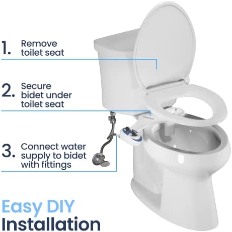 LUXE Bidet NEO 185 Self-Cleaning Dual nozzle Non-Electric
