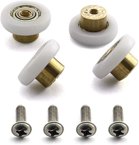 4-Piece Bath Shower Door Rollers for Glass Sliding Doors