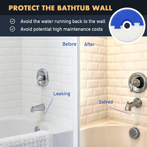 Waterproof Bathtub Spout Pipe Seal with 5-Step Installation Tests Pass