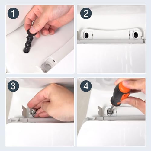 Quick-Install ToileT seat bolts for TOTO THU651N