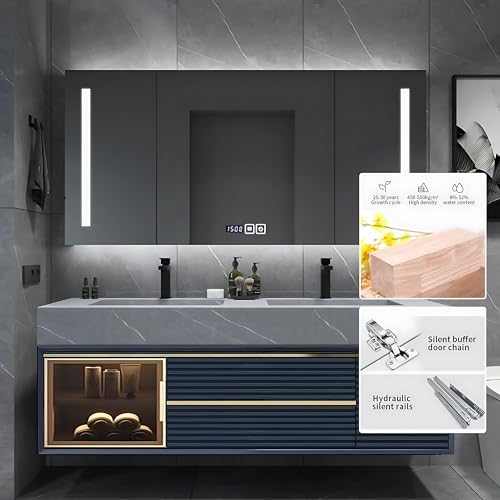 Bathroom Vanity with LED Mirror