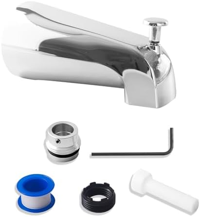 CalcMetal Universal 4-in-1 Diverter Tub Faucet