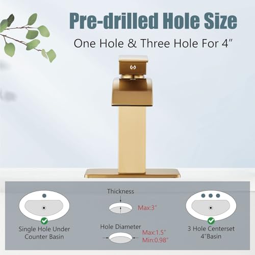 Durable Stainless Steel Bathroom Faucet with Deck-Mounted Installation