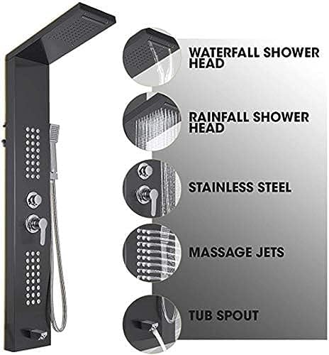 Stunning Gold and Black Folding Washers for a Rainfall Experience