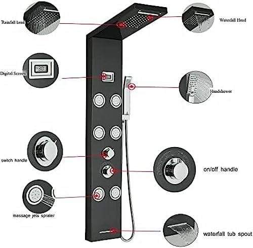 Stainless Steel Showers Rain massage System