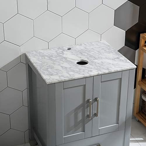 24 Gray Bathroom Vanity with Sink Combo