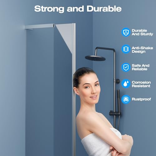 Sturdy Glass Clamp Bracket for Frameless Showers 8-12mm