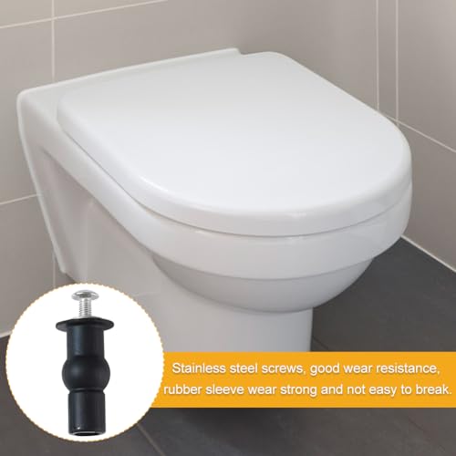 Houseen Toilet Seat Hinges Screws Set