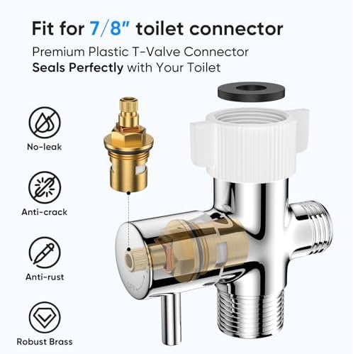 Arofa Handheld Bidet Sprayer Modern Bidet Faucet Ergonomic Design