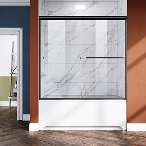 ELEGANT bathtub sliding shower door