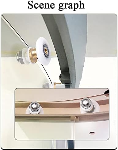 HAHIYO 27MM Smooth Rolling Shower Door Wheel