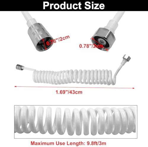 Space-Saving Flexible Bidet Hose