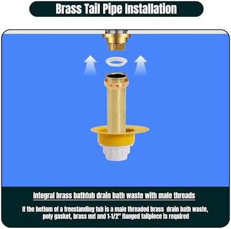 KOTBANIU bathtub drain setup kit