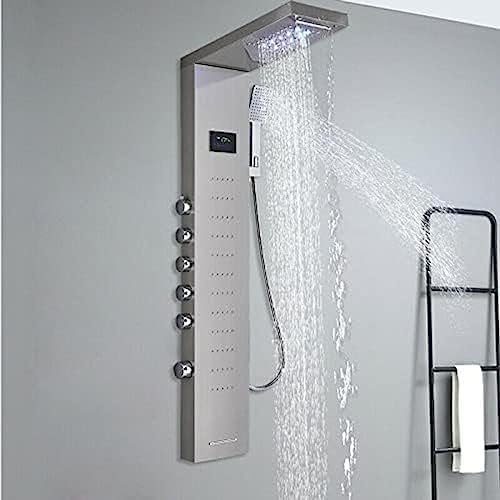 Massager Jets LED Light Waterfall Shower Head Upgrade Your Bathroom Experience