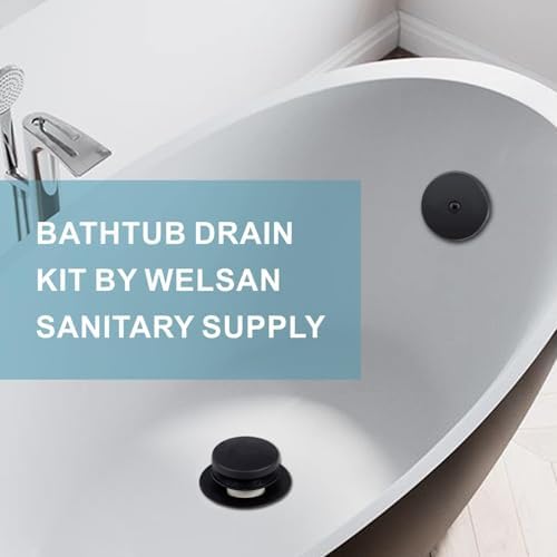 Sturdy bathtub drain conversion kit forBlack Bathtub Drain Tip-To-Go