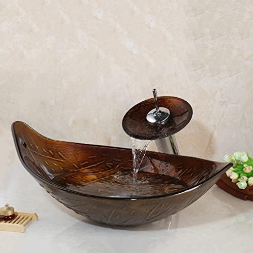 Versatile Elegant Washly Vessel Sink Combo Set
