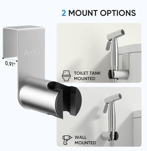 Arofa Handheld Bidet Sprayer Modern Bidet Faucet Ergonomic Design