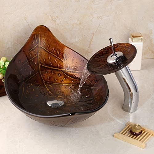 Versatile Elegant Washly Vessel Sink Combo Set