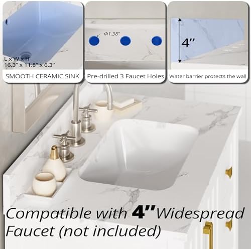 Sturdy 30 Bathroom Vanity with Storage by IRONCK