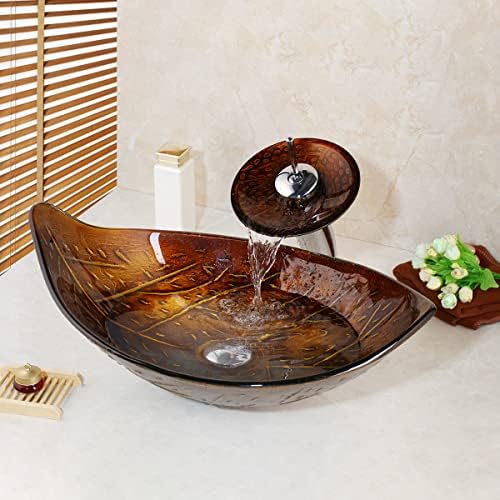 Versatile Elegant Washly Vessel Sink Combo Set