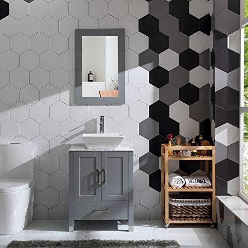 24 Gray Bathroom Vanity with Sink Combo
