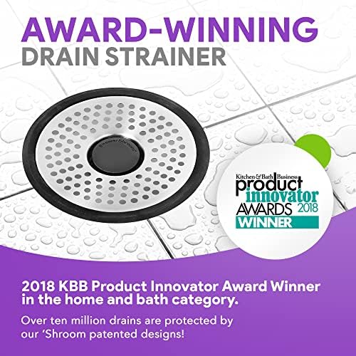 ShowerShroom SHSULT755 Ultra Revolutionary Stainless Steel Drain Protector