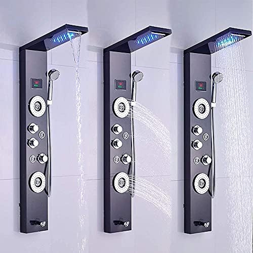 Ergonomic LED Shower Tower Panel
