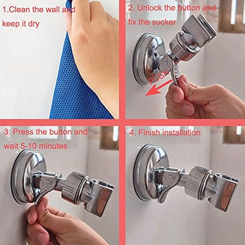Medsuo Adjustable Shower Head Bracket for Easy Installation
