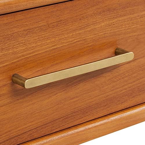 Teak and Chrome Vanity Set