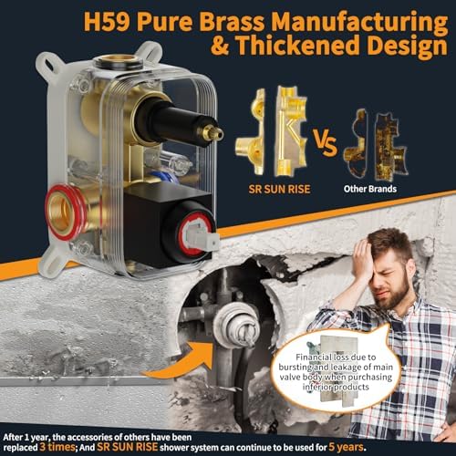 Sturdy 304 Steel Shower Kit for Luxurious Showers