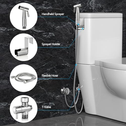 BLISSLAND Handheld Bidet Sprayer for 78 Toilets