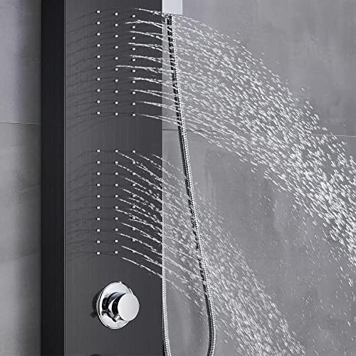 Relaxing LED Shower massage Jets with Brass Compatibility