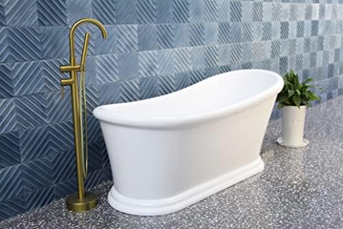 Luxury Bath in Gloss White