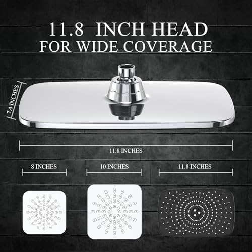 Veken Rainfall Therapy Shower Head