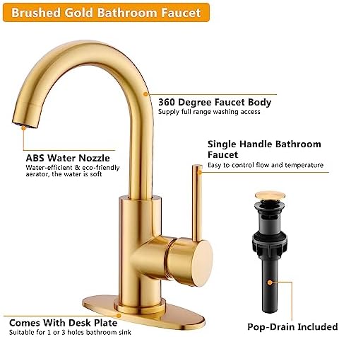 FROPO Gold Faucet