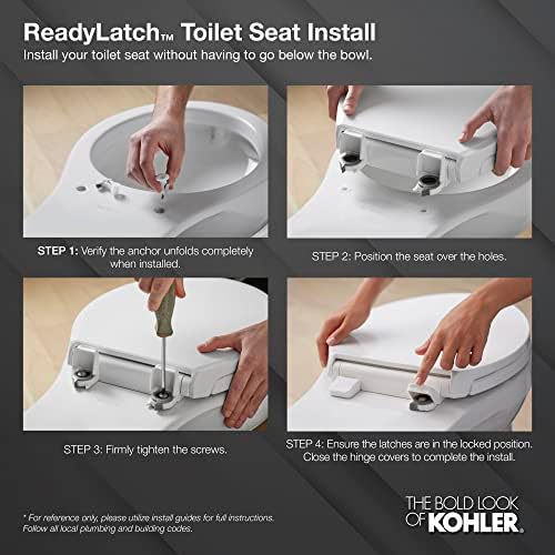 Quick-Consumer Response Drift ReadyLatch Quiet Close Round Toilet Seat
