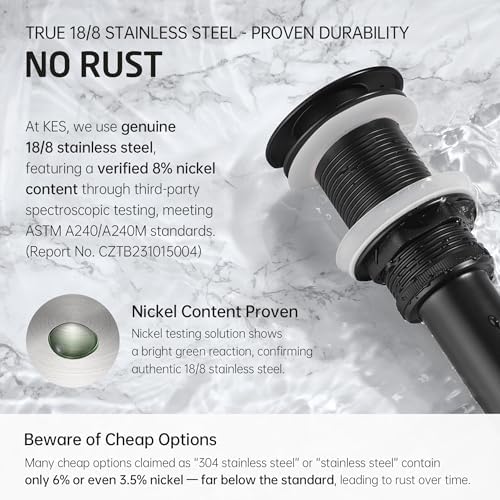 KES Vessel Sink Drain